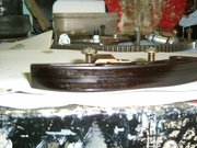  Lower tensioner pad scoring