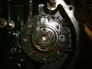  Intermediate sprocket top timing mark