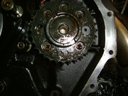  Intermediate sprocket bottom timing mark