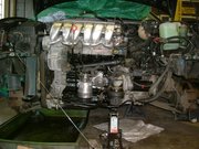  Front engine mounting refitted