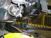  Engine crossmember refitted