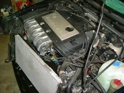  Engine top cover refitted