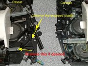 Passat heater controls