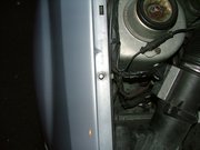 Birds-eye view of drivers side lower bolt